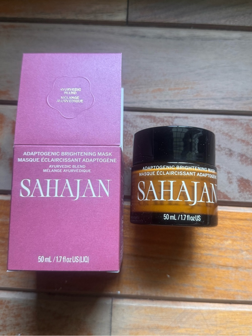 NIB* Sahajan Brightening Mask- Full Size 1.7 fl oz